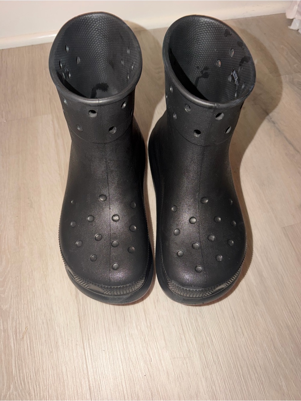 CROCS Black Short Waterproof Clog Boots